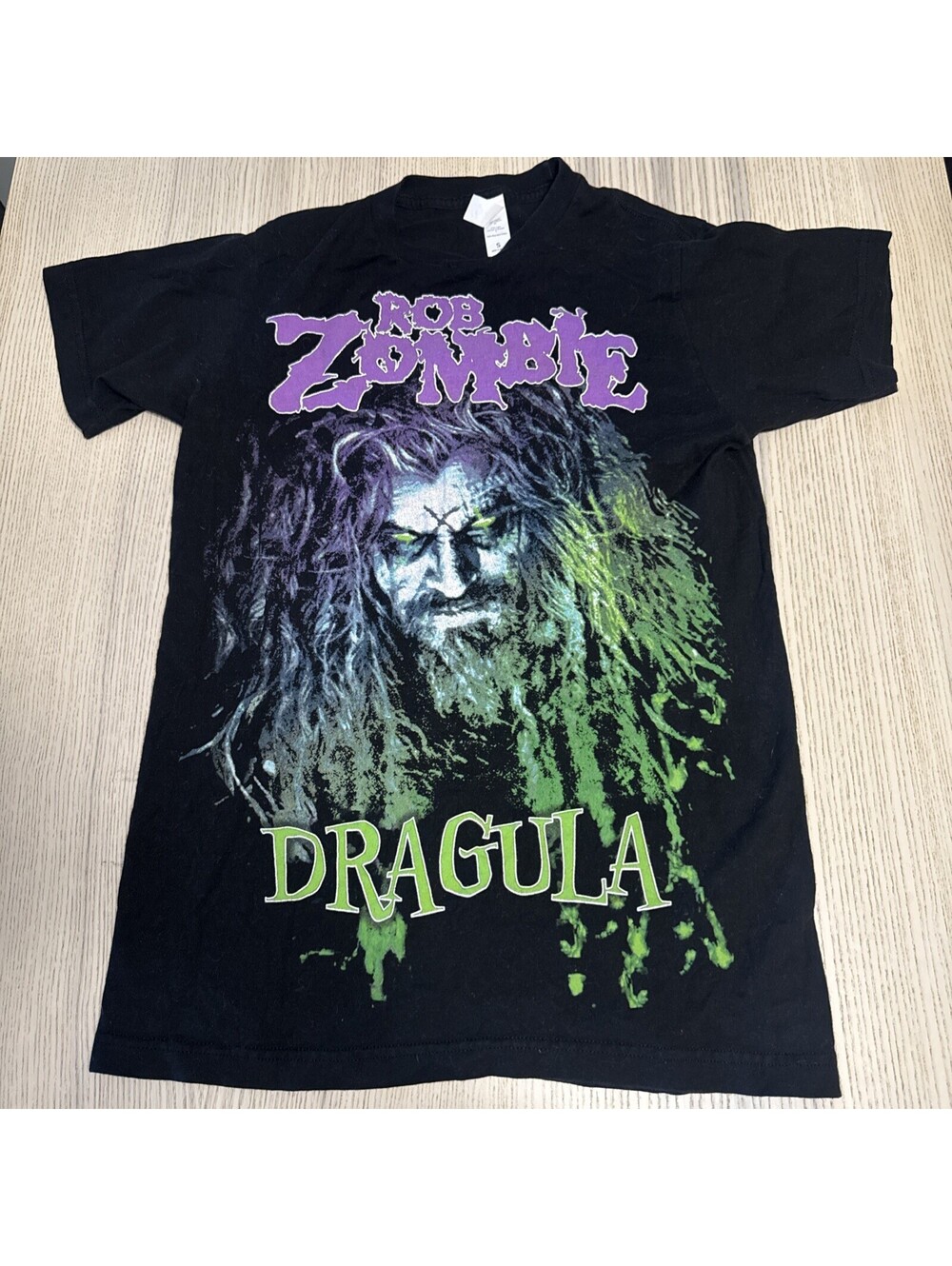 Rob Zombie Dragula Shirt Black Short Sleeve T-Shirt Size Small Halloween Spooky